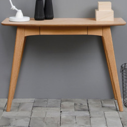 Florence Woodstock Single Drawer Office Desk Oak