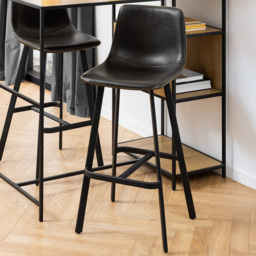Florence Oregon Black Bar Stool Set of 2
