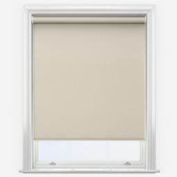 New Edge Blinds Linen Thermal Blackout Motorised Roller Blind with Motor Only 65cm