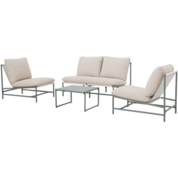 Kettler 4 Seater Leaf Green Aluminium Garden Lounge Set - thumbnail 2