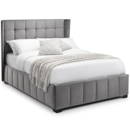 Julian Bowen Gatsby Double Light Grey Bed - thumbnail 4