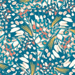 Origin Murals Butterfly Wings Blue Wall Mural - thumbnail 2