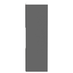 Homebase Compact Grey 6 Compartment Cube Storage Unit - thumbnail 4