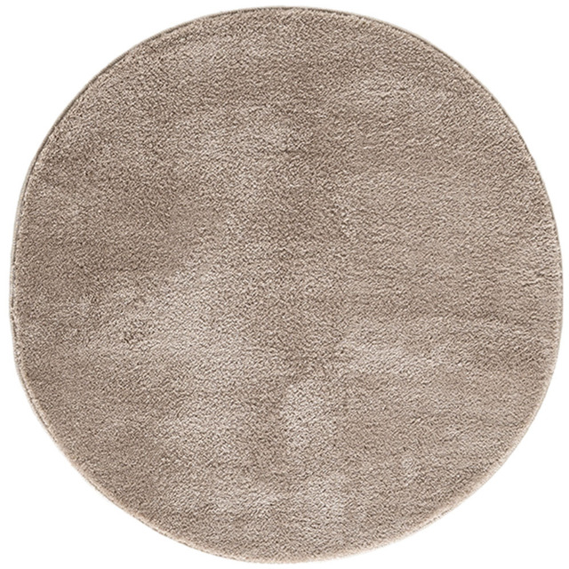 Desire Rugs Comfy Low Pile Dark Beige Rug 100 x 100cm - image 1