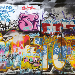 Origin Murals Urban Graffiti Multicolour Wall Mural - thumbnail 2