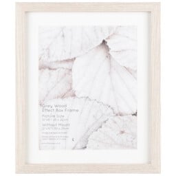 The Port. Co Gallery Grey Wood Effect 8 x 6 inch Box Photo Frame - thumbnail 1