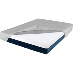 Costway Grey King Size Luxury Super Soft Velvet Mattress Protector