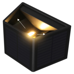 Ener-J Solar Powered Adjustable Beam Angle Wall Light - thumbnail 4
