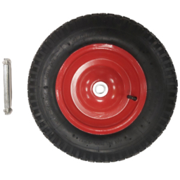 Samuel Alexander Red Pneumatic Wheelbarrow Wheel and Axel 15 x 3.4 inches - thumbnail 1