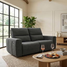 Holborton Dark Olive 3 Seater Manual Recliner Sofa - thumbnail 3