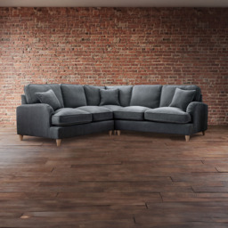 The Vienna 5 Seater Charcoal Corner Sofa - thumbnail 4