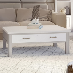 Baumhaus Greystone 4 Drawer Grey Coffee Table