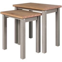 Core Products Corona Linea Grey Nest of Tables Set of 2 - thumbnail 4