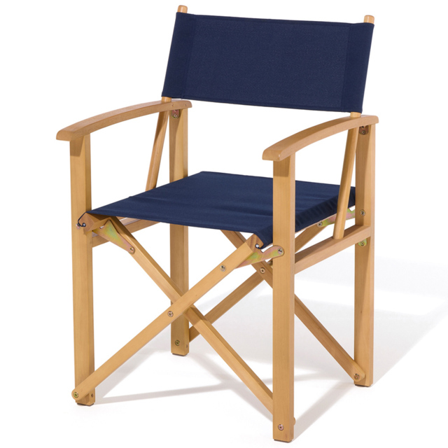 Rowlinson Ascot Midnight Blue Folding Directors Chair - image 1