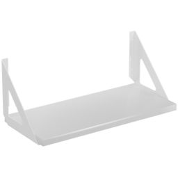 Homebase White Shelf with White Brackets 2 Pack - thumbnail 4