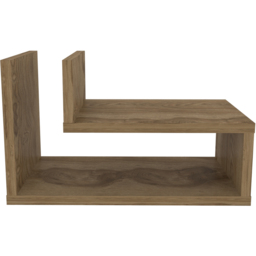 Decorotika Lara Oud 2 Shelf L Shaped Floating Shelf - thumbnail 4
