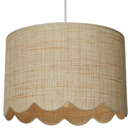 Lola Scalloped Edge Shade - Neutral