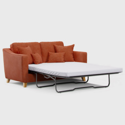 Marlon City Terracotta 2 Seater Sofa Bed - thumbnail 2