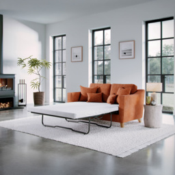 Marlon City Terracotta 2 Seater Sofa Bed - thumbnail 2