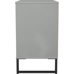 Crowndale Fluted 3 Drawer Dusk Grey Chest of Drawers Ready Assembled - thumbnail 3