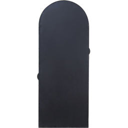 Charles Bentley Warsaw Black Arch Outdoor Wall Mirror with Dots 155 x 64.5cm - thumbnail 3