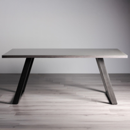 Bentley Designs Hirst Grey 6 Seater Dining Table