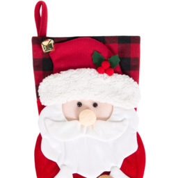 Single Multicolour Novelty Christmas Stocking in Assorted styles - thumbnail 3