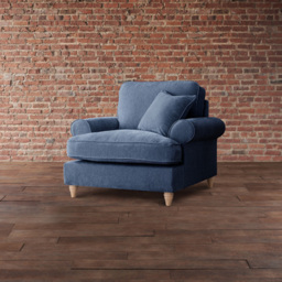 The Victoria Navy Armchair - thumbnail 3