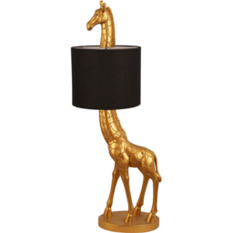Giraffe Black and Gold Floor Lamp