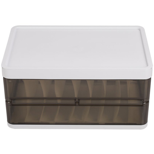 Living and Home Grey Folding Wardrobe Drawer Storage Box - image 1