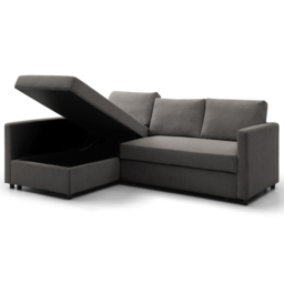 Clare 4 Seater Grey Corner Sofa Bed - thumbnail 4