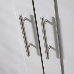 Home Source Camden Grey 2 Door Wardrobe - thumbnail 4