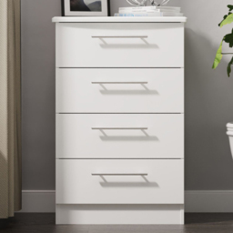 Crowndale Sherwood Porcelain Matt 4 Drawer Midi Chest of Drawers