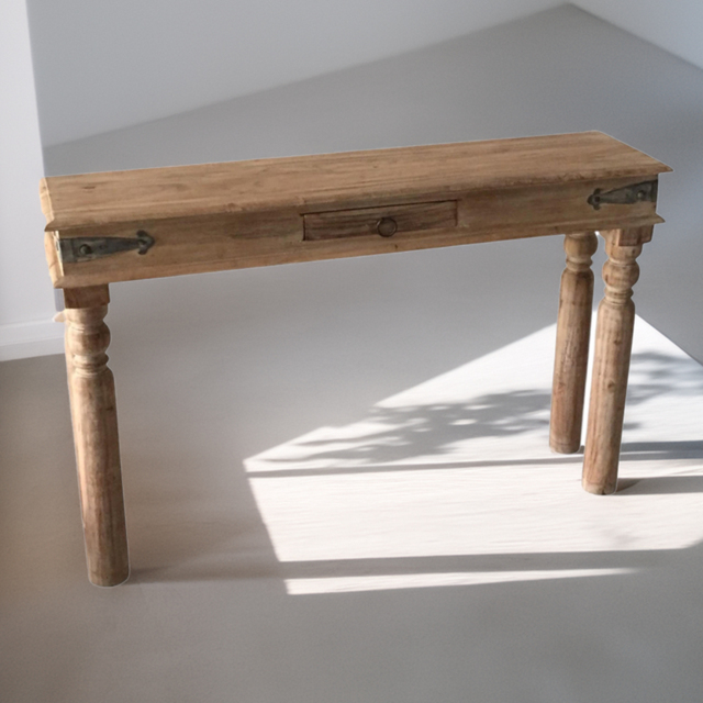 Acacia Home Brown Wooden Console Table - image 1