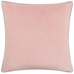 Furn Meridian Velvet Blush and Grey Cushion 45 x 45cm