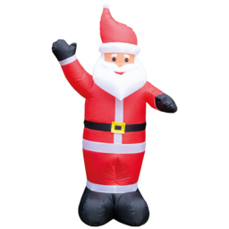 St Helens Inflatable Multicolour Santa Claus LED Christmas Decoration 5.6ft - thumbnail 2