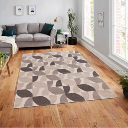 Vera Leaf Natural Rug Neutral - thumbnail 1