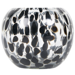 Black Confetti Candle Holder Black - thumbnail 1