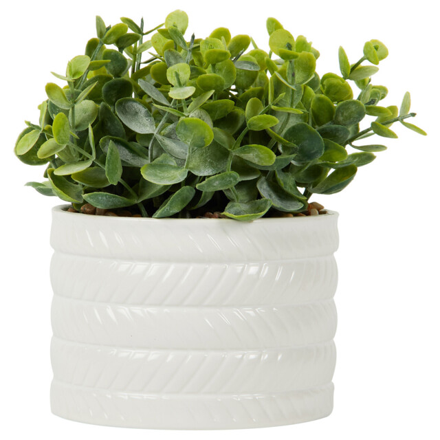 Single Faux Grass In Pot 7.5cm in Assorted styles - image 1