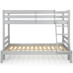 Julian Bowen Merlin Dove Grey Sleeper Bunk Bed - thumbnail 4
