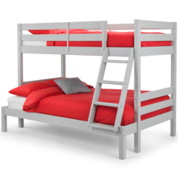 Julian Bowen Merlin Dove Grey Sleeper Bunk Bed - thumbnail 3