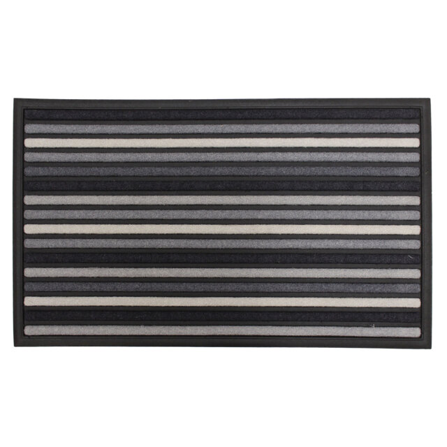 Single Primeur Nylon Scrape and Sorb Brown and Black Doormat in Assorted styles - image 1