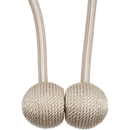 Natural Woven Ball Holdback - thumbnail 3