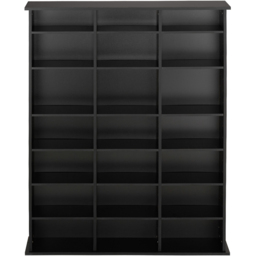 tectake Stevie 21 Shelf Black Adjustable Display Unit - thumbnail 4