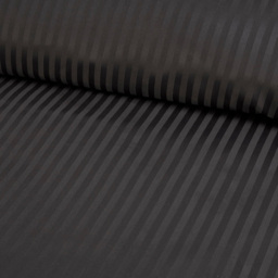 Pimlico Charcoal Super King Size Satin Stripe Duvet Set - thumbnail 4