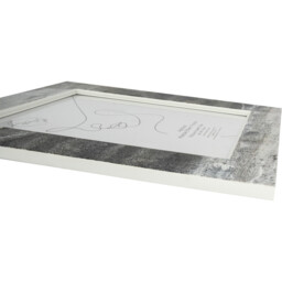Addison Marble Effect Grey Photo Frame A4 - thumbnail 2