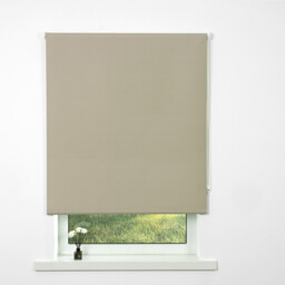 Divante Fawn Plain Blackout Roller Blind 120 x 165cm - thumbnail 1