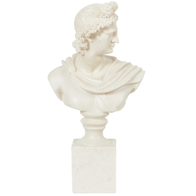 Single White 36cm Grecian Polyresin Statue in Assorted styles - image 1