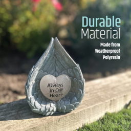 Gardenkraft Angel Wings Heart Solar Light - thumbnail 4