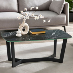 Julian Bowen Olympus Black Marble Coffee Table